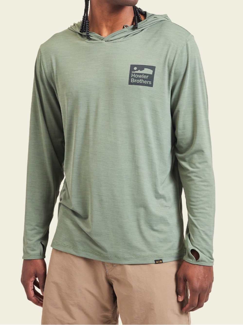 Howler Bros HB Tech Hoodie Sage Medium